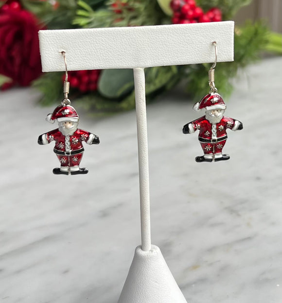 Santa Earrings