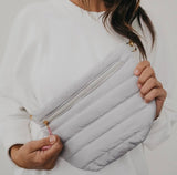 Crossbody Puffer - Gray