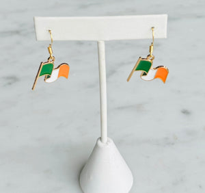 Festive St. Paddy’s Day Earrings - Flag