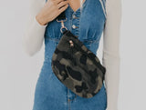 Crossbody Puffer Bag - Camo