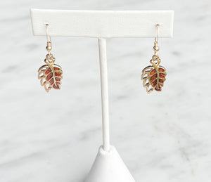 Gold Leaf Earrings