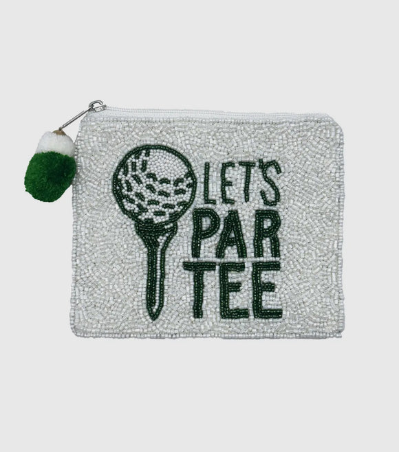 Par-Tee Beaded golf purse.