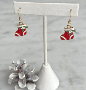Stockings with Crystal accent Earrings