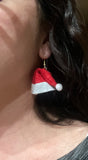 Felt Santa Hat Earrings