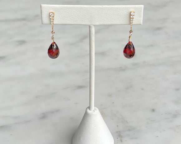 Garnet Earrings