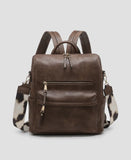 Convertible Backpack with guitar strap - Coffee