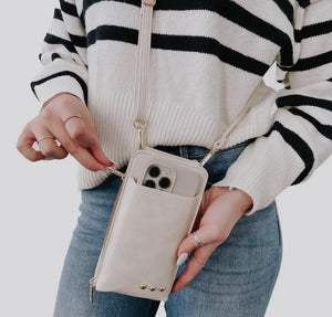 Phone Wallet - Cream