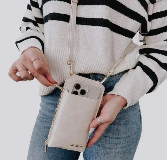 Phone Wallet - Cream