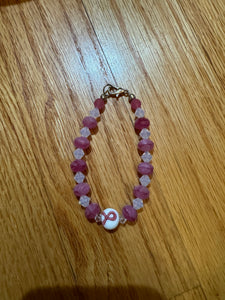 Breast cancer awareness bracelet