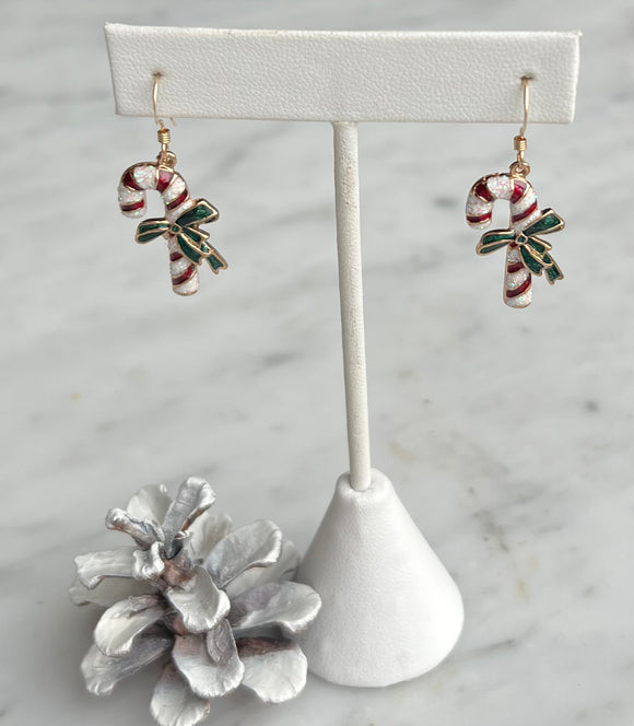 Candy Cane Earrings