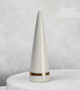 Ceramic Ring Holder - White