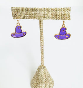 Witch Hat Earrings