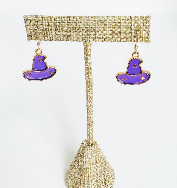 Witch Hat Earrings