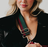 Bag Strap - Red & Green
