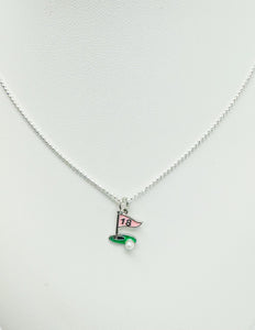 Sterling Silver Golf Necklace