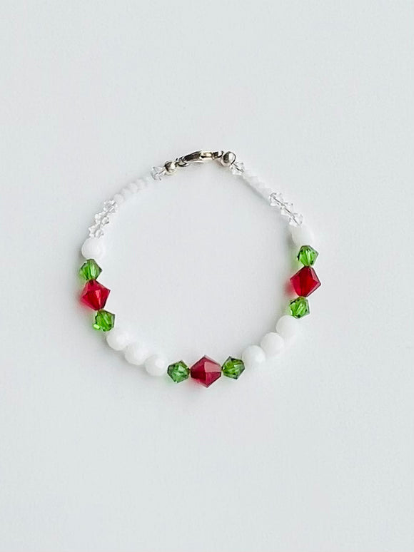 Red Green White Holiday bracelet