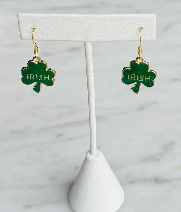 Irish Shamrock Earrings