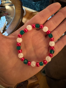 Green Onyx Holiday Bracelet