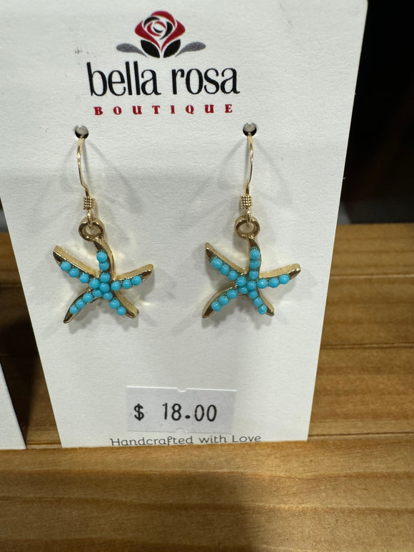 Starfish earrings