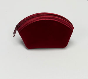 Small Red Velvet Pouch
