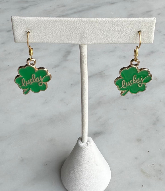 Shamrock Earrings - Lucky
