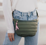 Crossbody Puffer - Olive