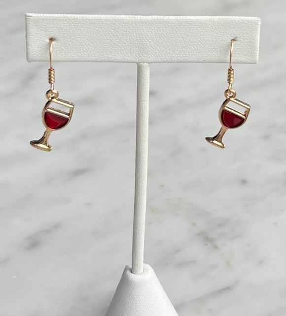 Wine Earrings