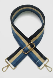 Bag Strap - Blue Multi Stripe